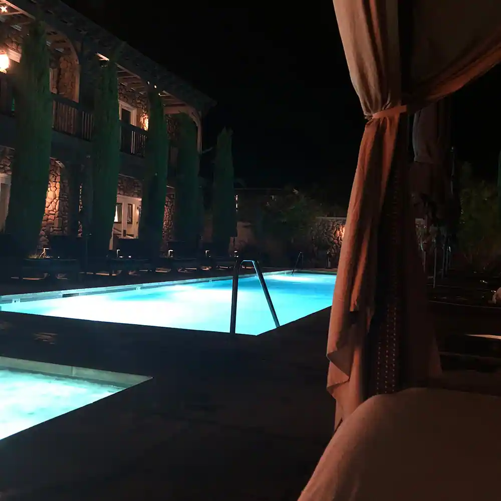 Night pool