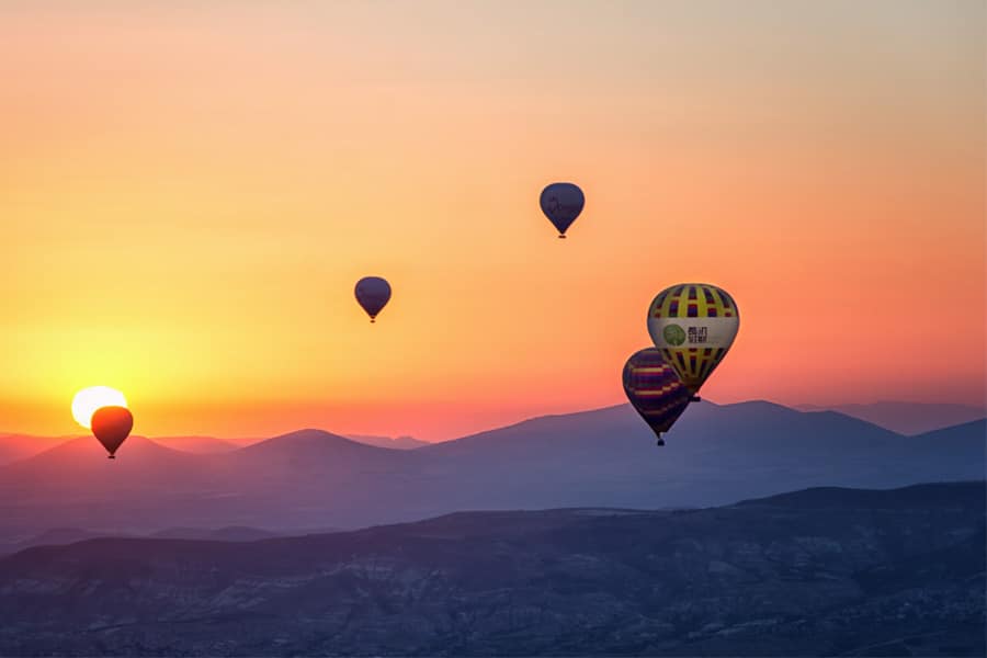 hot air balloon napa