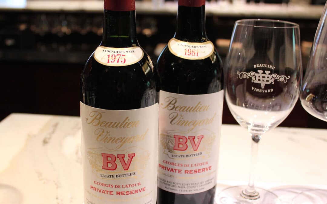 BV: Anniversary Georges de Latour Wine Tasting
