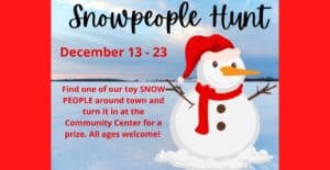 Townwide Snowpeople Hunt @ Town of Yountville