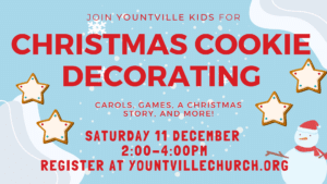 Christmas Cookie Decorating @ Yountville Community Church