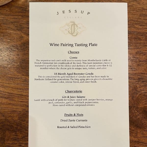 Jessup Menu