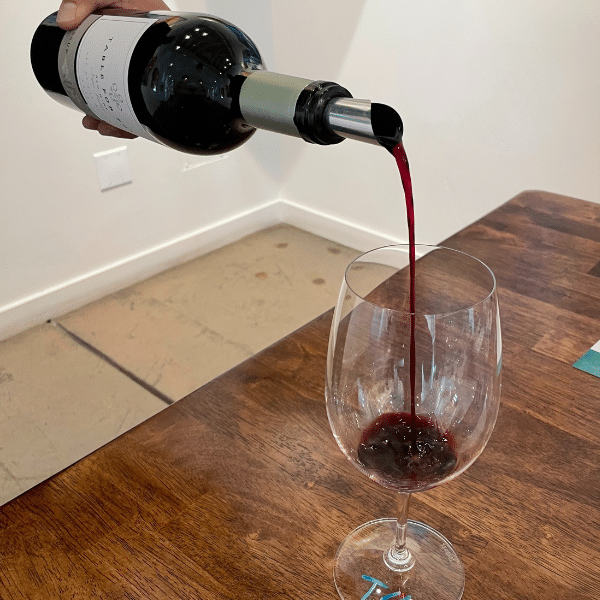 Jessup Bottle of wine being poured into a glass