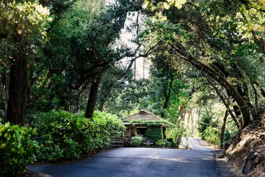 front entrance of meadowood