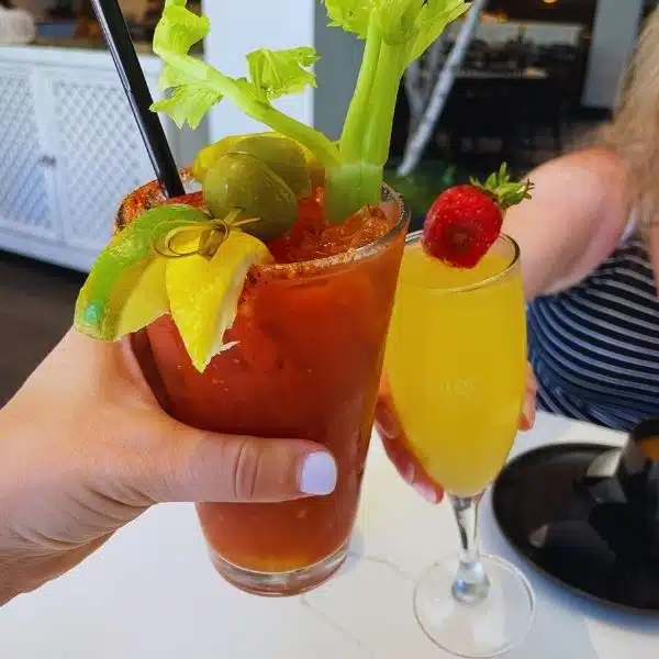 bloody mary and mimosa