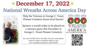Wreaths Across America Day - George C. Yount Pioneer Cemetery @ George C. Yount Pioneer Cemetery