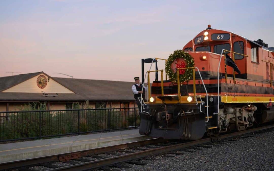 Wine Train Festive Fun at the Station