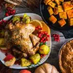 Turkey on platter