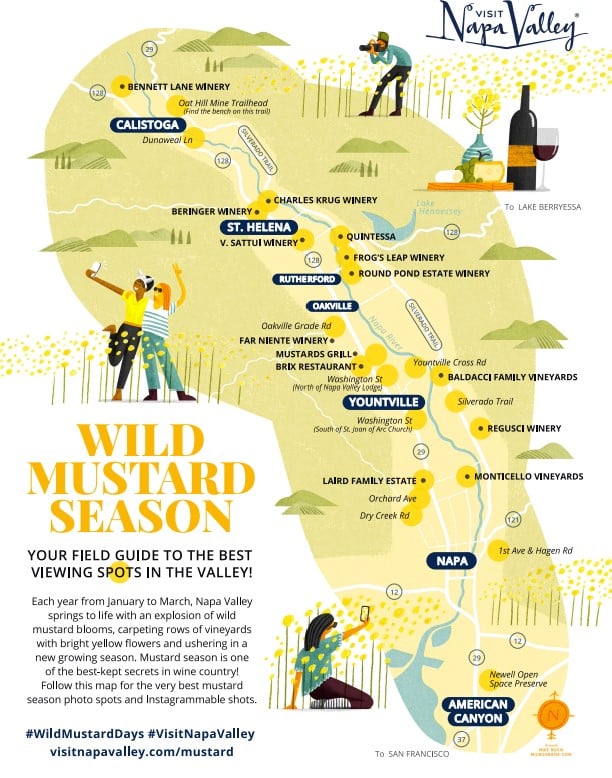 Wild Mustard Season Map