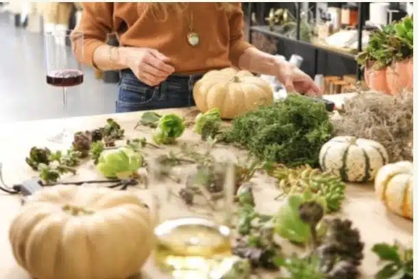 pumpkin succulent building