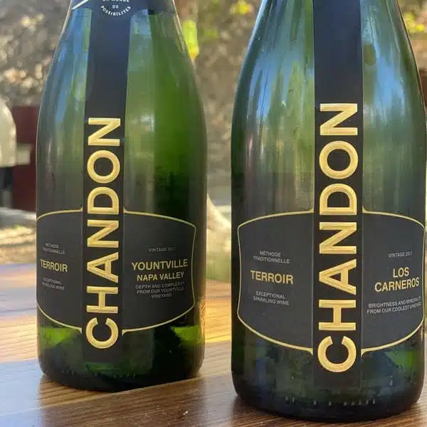 chandon bottles of wine