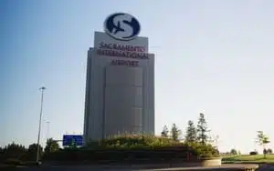 Sacramento International Airport Sign