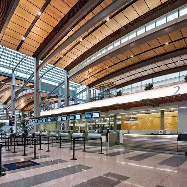 airport check in desk