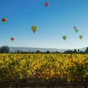 air ballon ride idea for event guests
