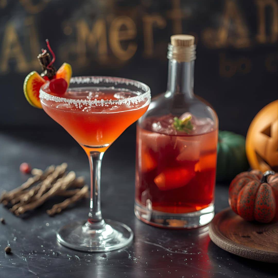 Fall themed cocktail