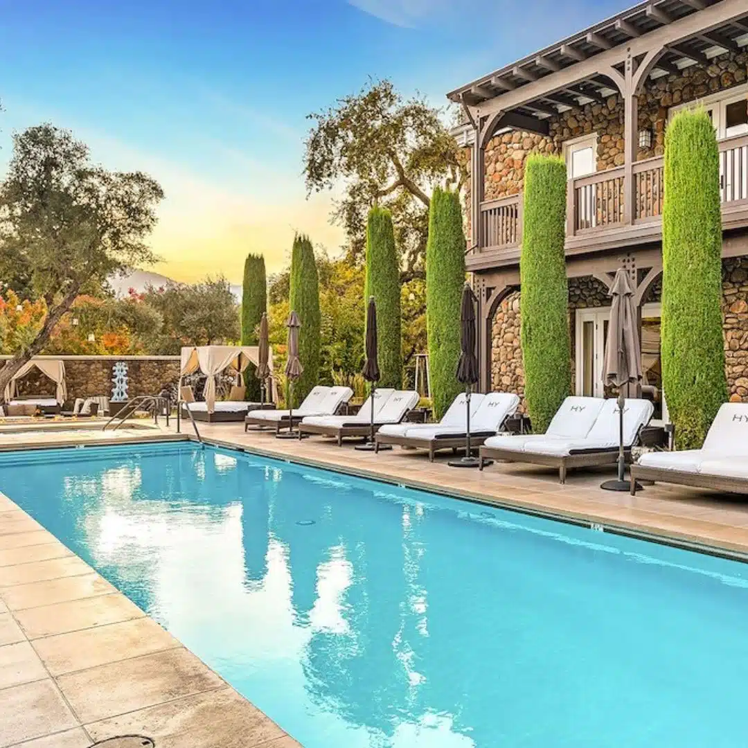 pool in Yountville