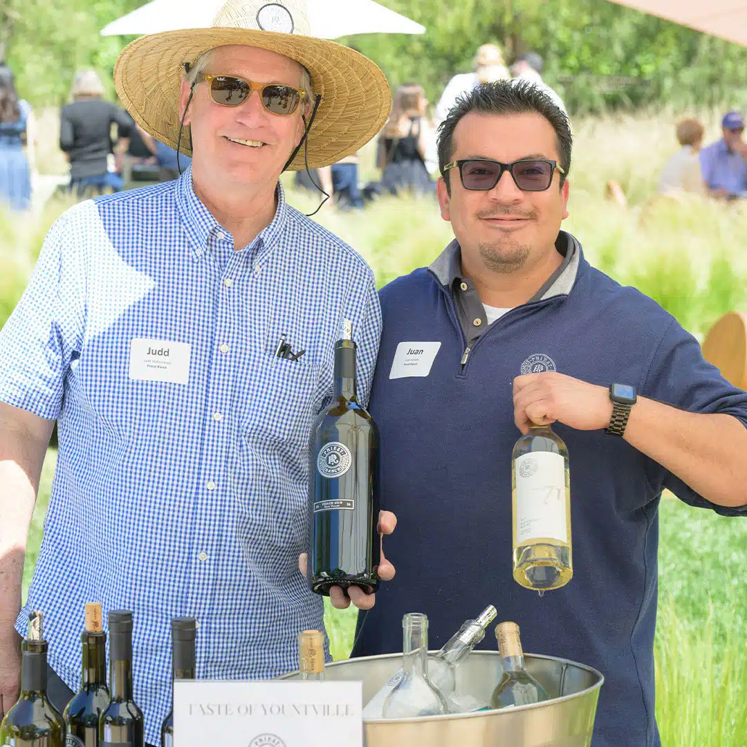 winemakers smiling