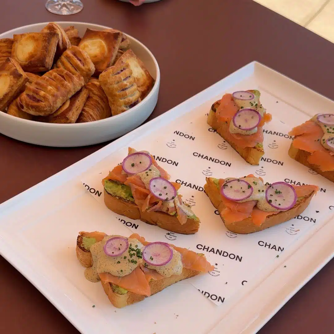 chandon brunch food