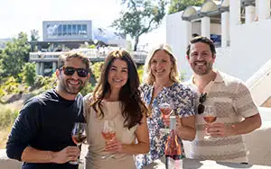 friends wine tasting yountville