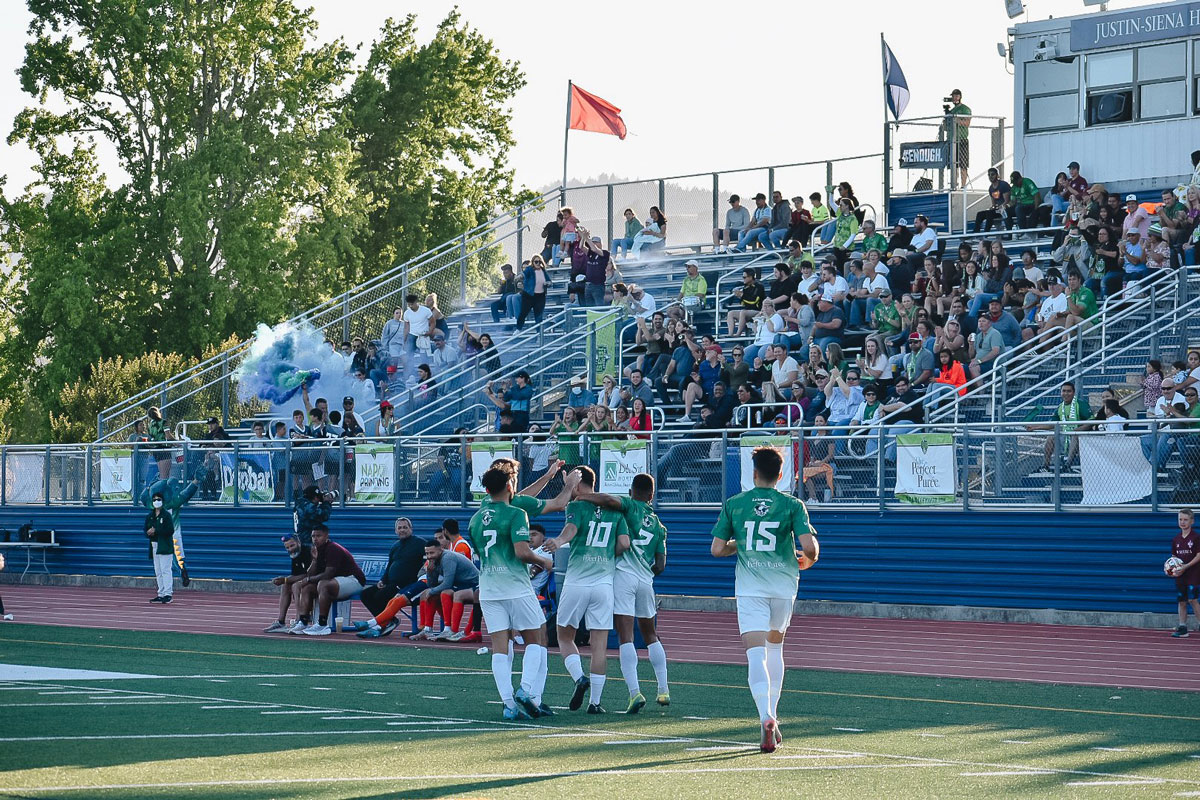 Napa Valley FC playing on field