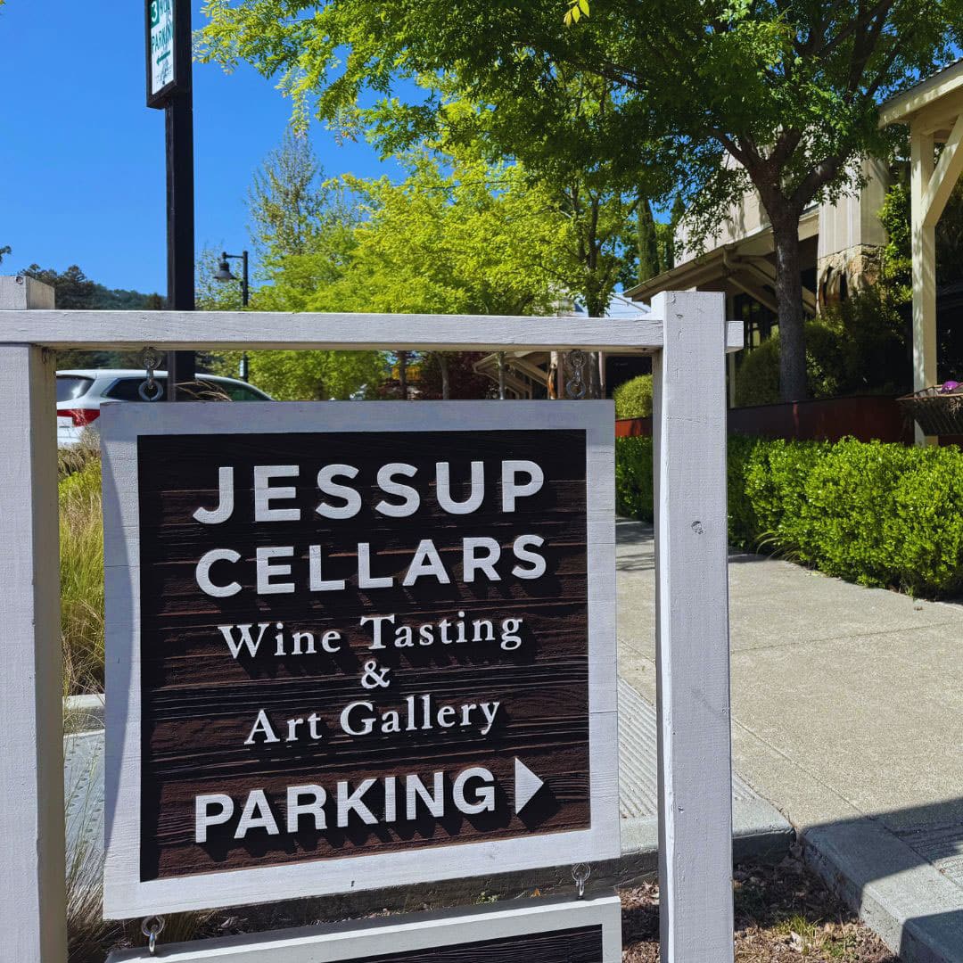 Jessup Cellars front sign