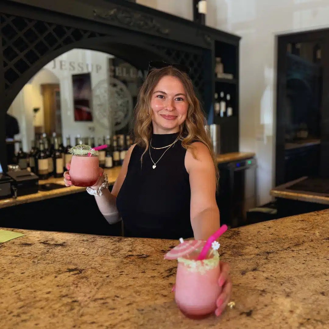 fresh drinks at the bar