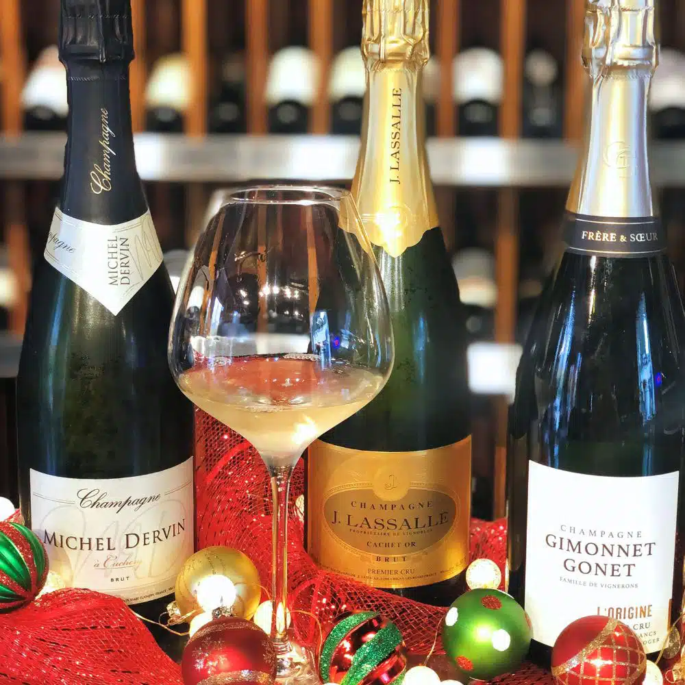 sip and taste bubbles, and wines by the glass during the 12 days of Yountville cheer