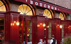 outside of the front of Bouchon Restaurant
